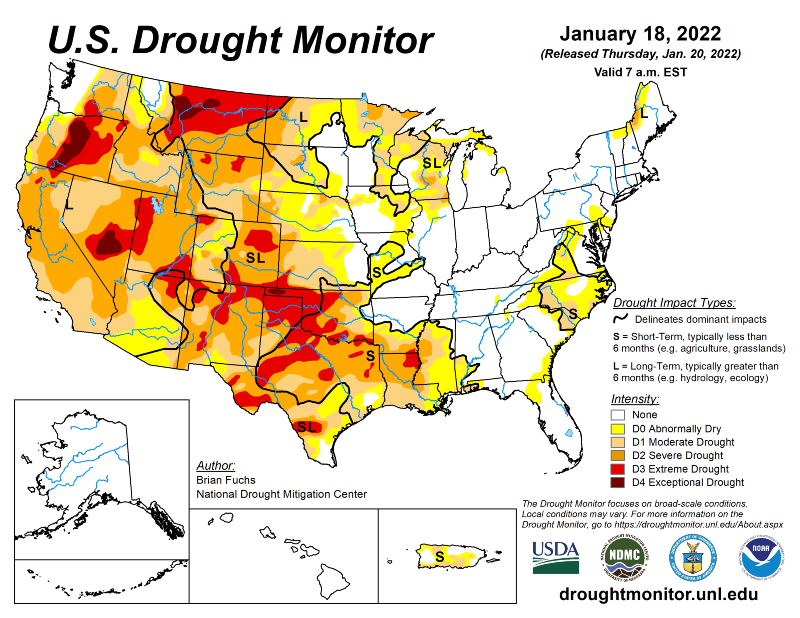 Five Facts About the United States Drought Monitor Farmers.gov