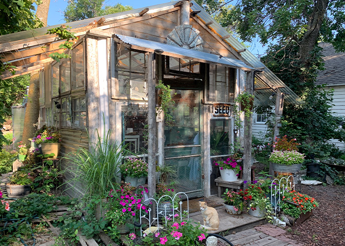 Decorative green house
