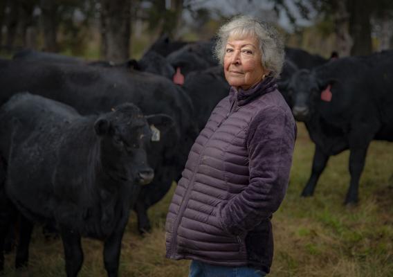 Over the decades, Margarita Munoz has raised a family, worked non-farming full-time jobs, and built a thriving cattle business. 